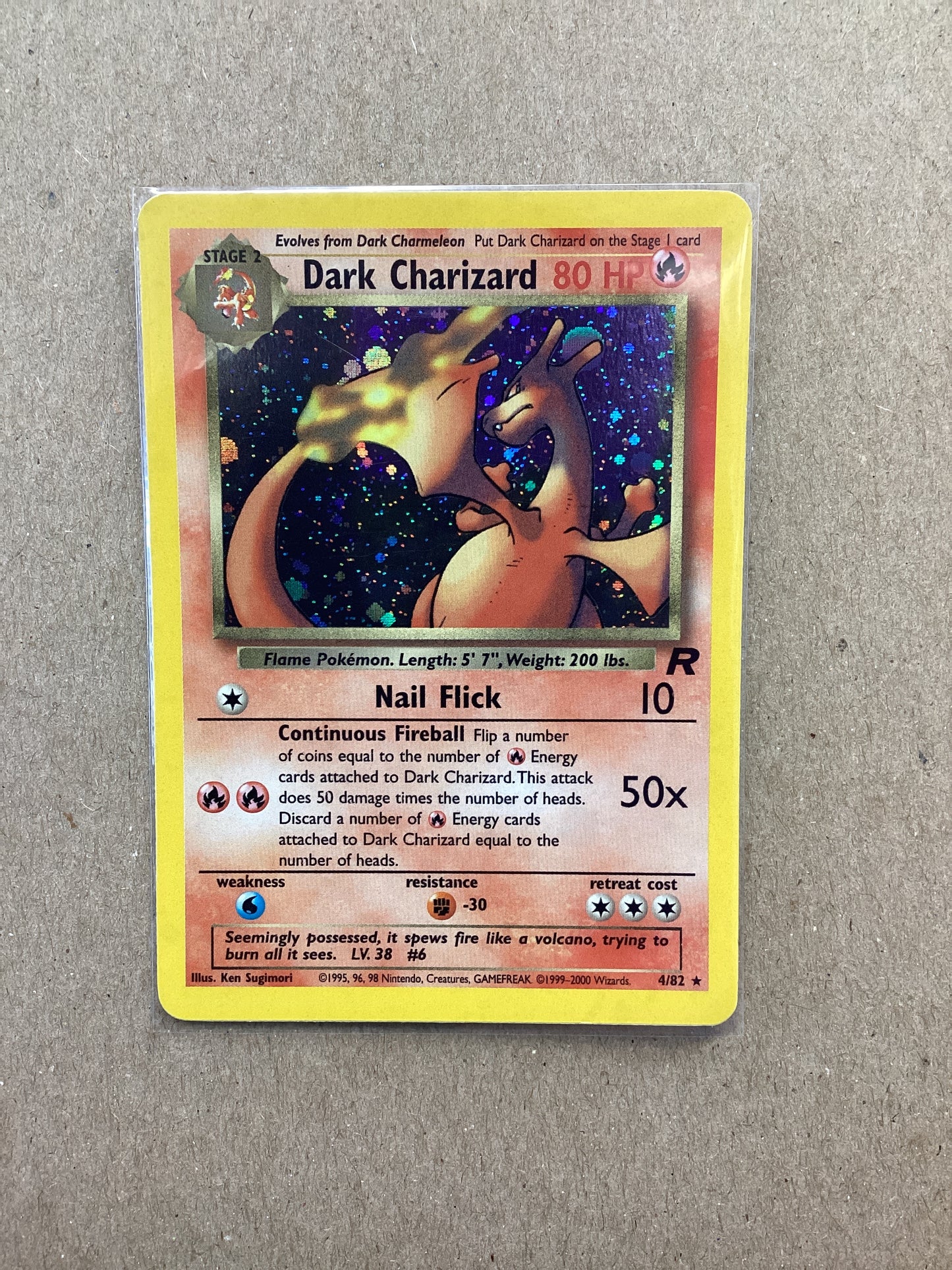 Dark Charizard (4/82) Team Rocket - Unlimited Holo Rare