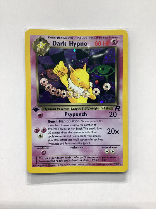 Dark Hypno (9/82) Team Rocket - 1st Ed. Holo Rare