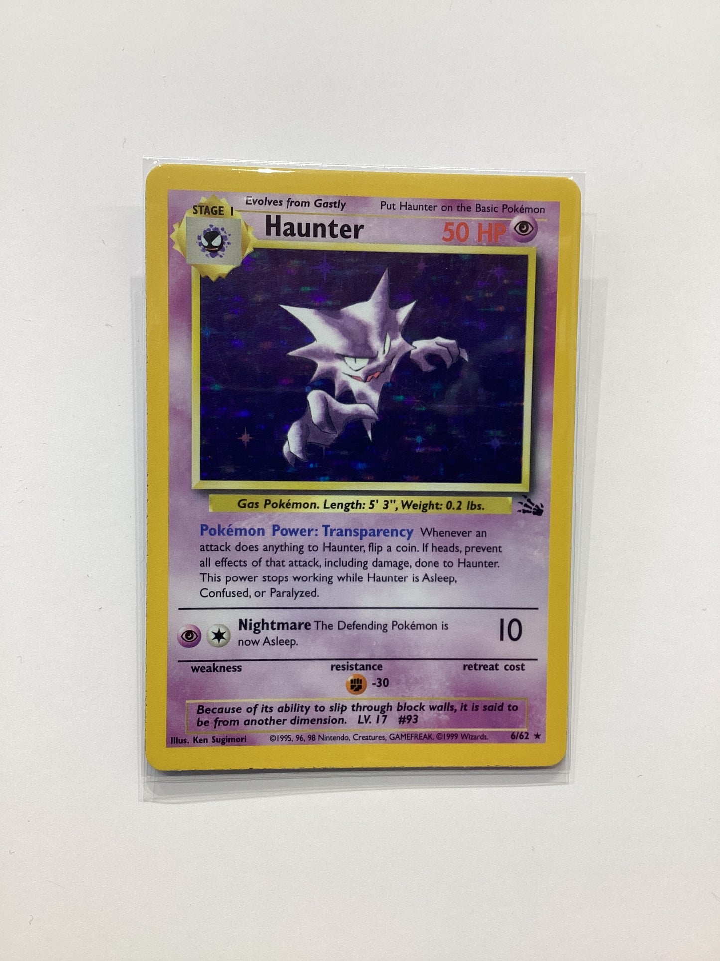 Haunter - Fossil Holo