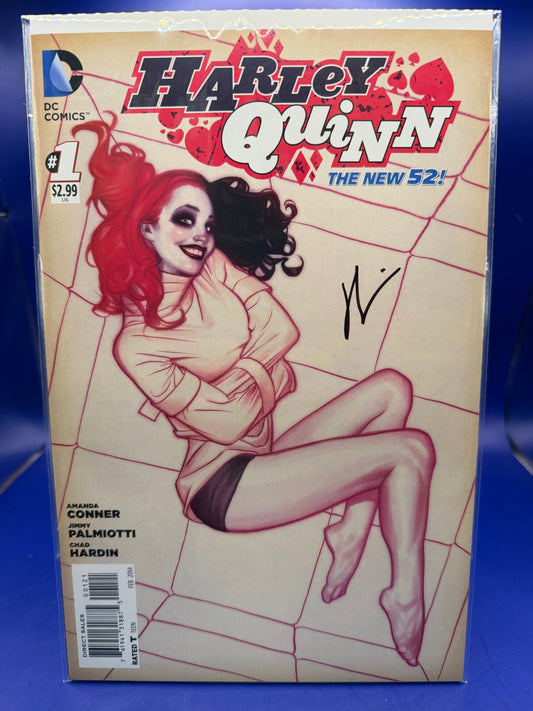 Harley Quinn #1 1:25 Ratio Signed by Chad Hardin W/COA