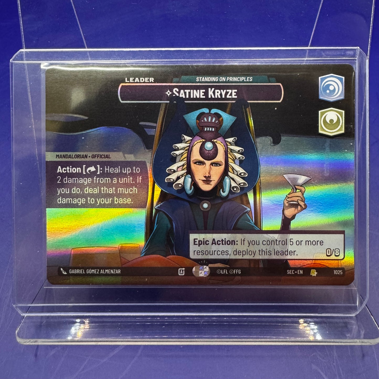 Satine Kryze, Standing on Principles (SHOWCASE) #1025 - Slight Damage