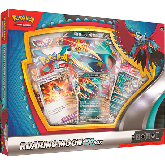 Pokemon TCG: Roaring Moon/Iron Valiant Ex Box Case