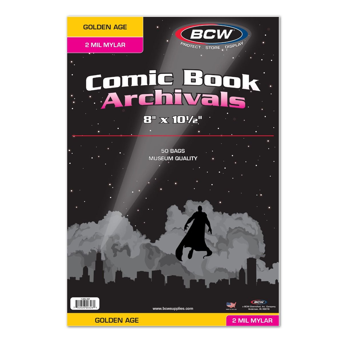BCW: Golden Age Comic Mylar Archivals - 2 MIL