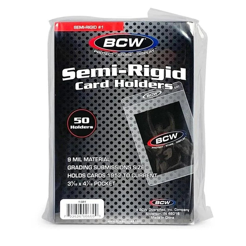 BCW: Semi-Rigid Card Holders