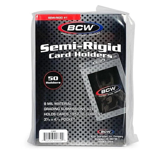 BCW: Semi-Rigid Card Holders
