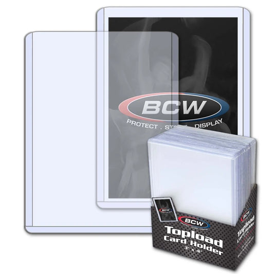 BCW: 3x4 Topload Card Holder - Standard