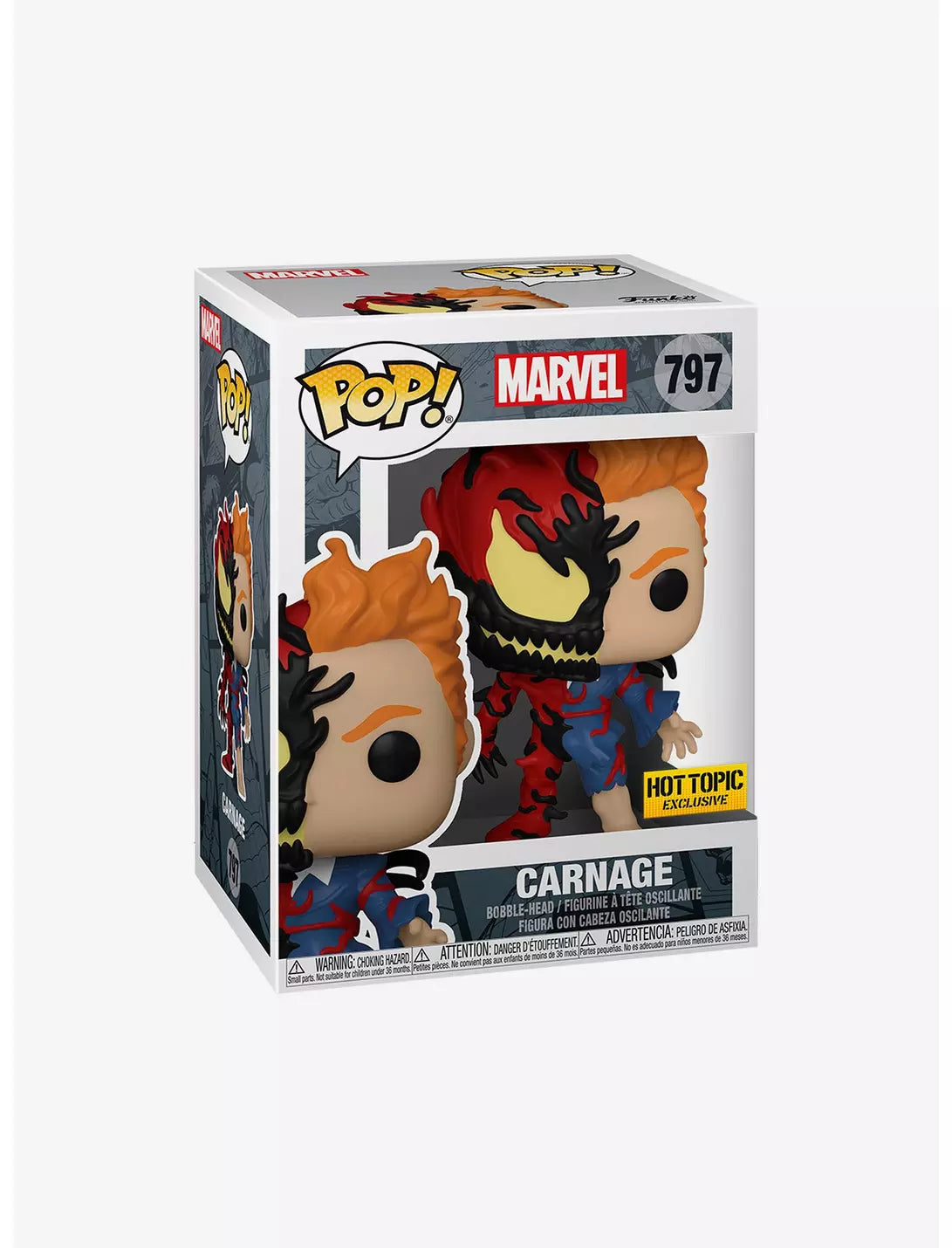 Funko Marvel Pop! Carnage Vinyl Figure Hot Topic Exclusive