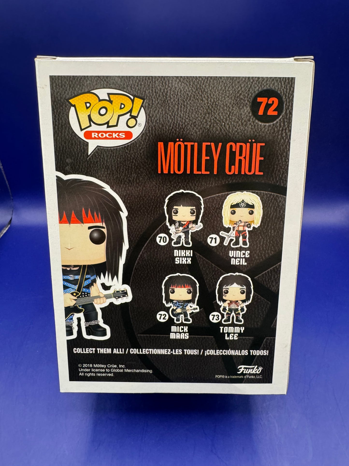 Funko POP! Rocks: Motley Crue- Mick Mars #72