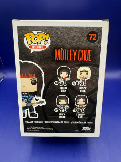 Funko POP! Rocks: Motley Crue- Mick Mars #72