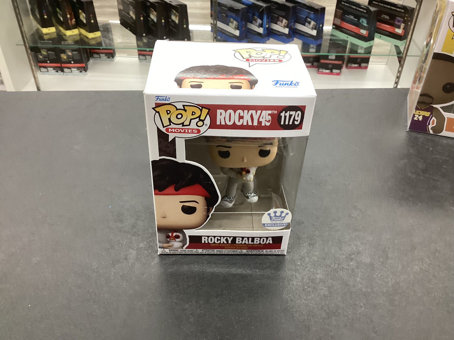 Funko POP! Rocky Balboa 45th #1179 with Chicken Funko Exclusive