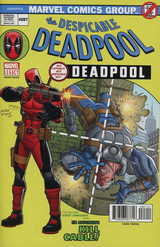 Despicable Deadpool #287 Cover H 2nd Variant Salva Espin Cover