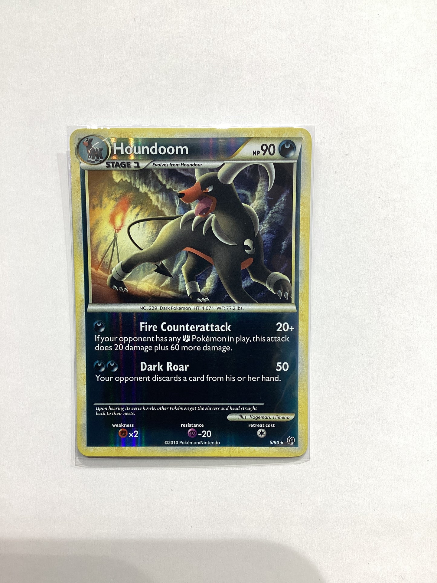 Houndoom (5/90) Undaunted - Reverse Holo Rare