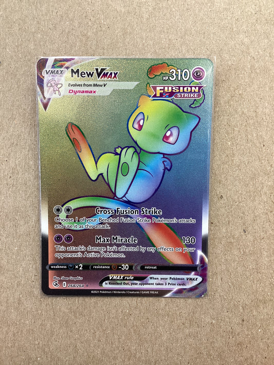 Mew VMAX (268/264) Fusion Strike - Secret Rare