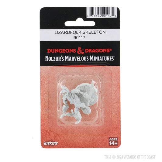 dungeons & dragons Nolzurs marvelous miniatures :  lizard skeleton