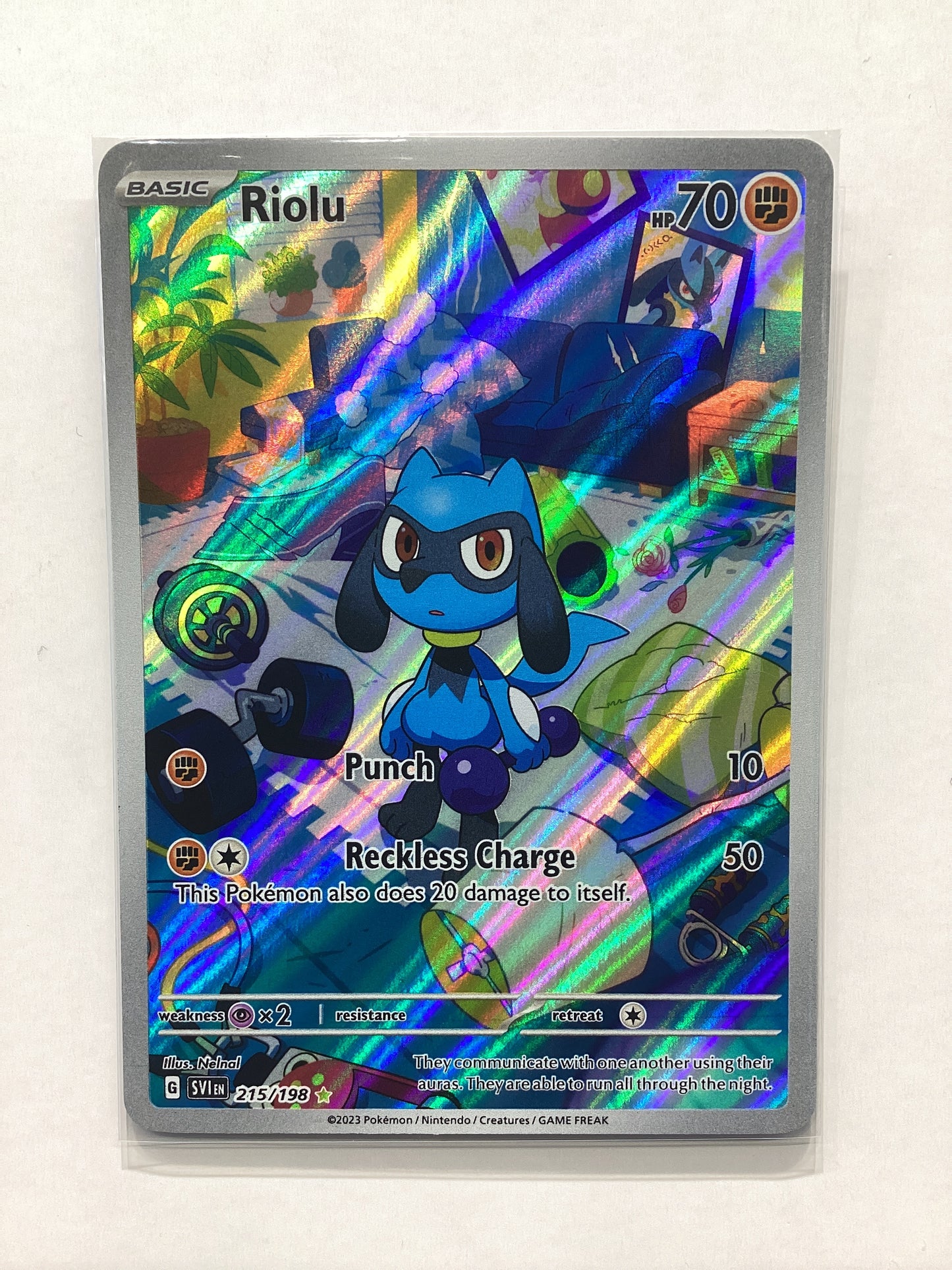 Riolu (215/198) Scarlet & Violet Base Set - Illustration Rare