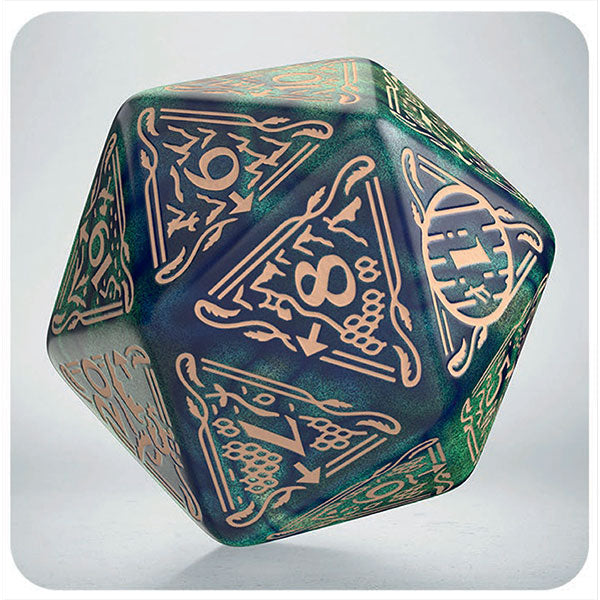 Jumbo Spindown D20: The Hobbit TCG Dice - Tideborn