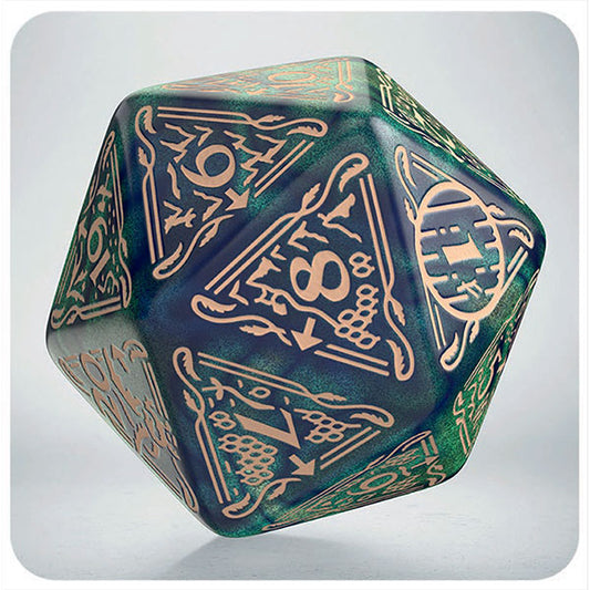 Jumbo Spindown D20: The Hobbit TCG Dice - Tideborn