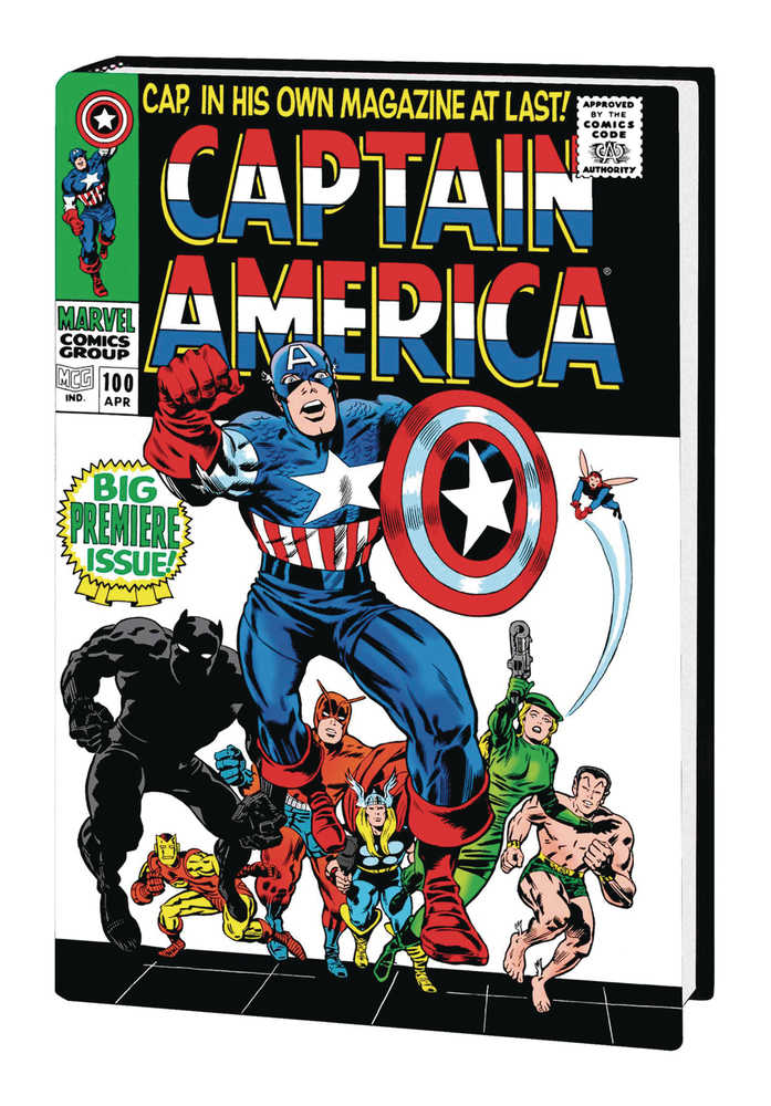 Captain America Omnibus Hardcover Volume 01 New Printing Direct Market Variant