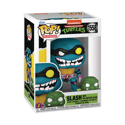 Pop&Buddy Teenage Mutant Ninja Turtles S4 Slash & Mouser Vinyl Figure