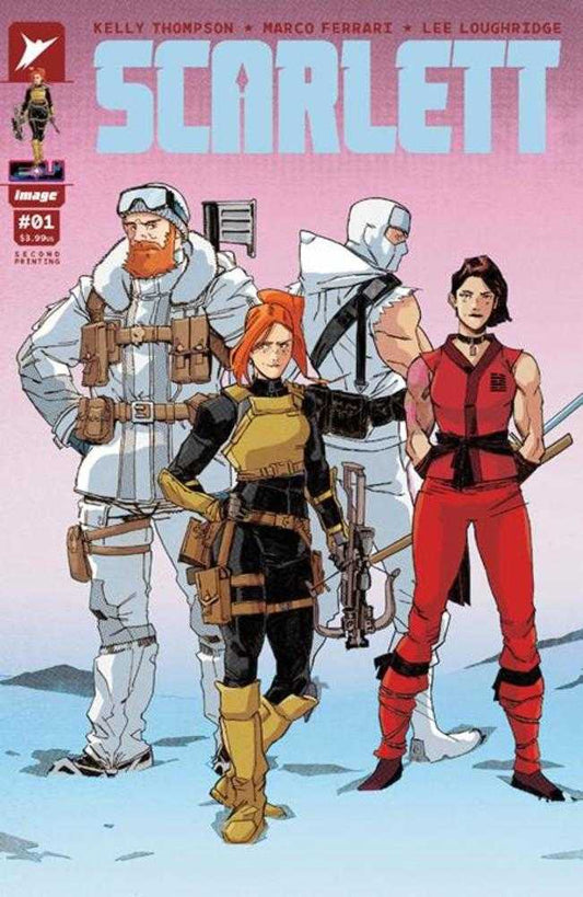 Scarlett #1 2nd Print Cover C Marco Ferrari & Lee Loughridge Team Shot Variant