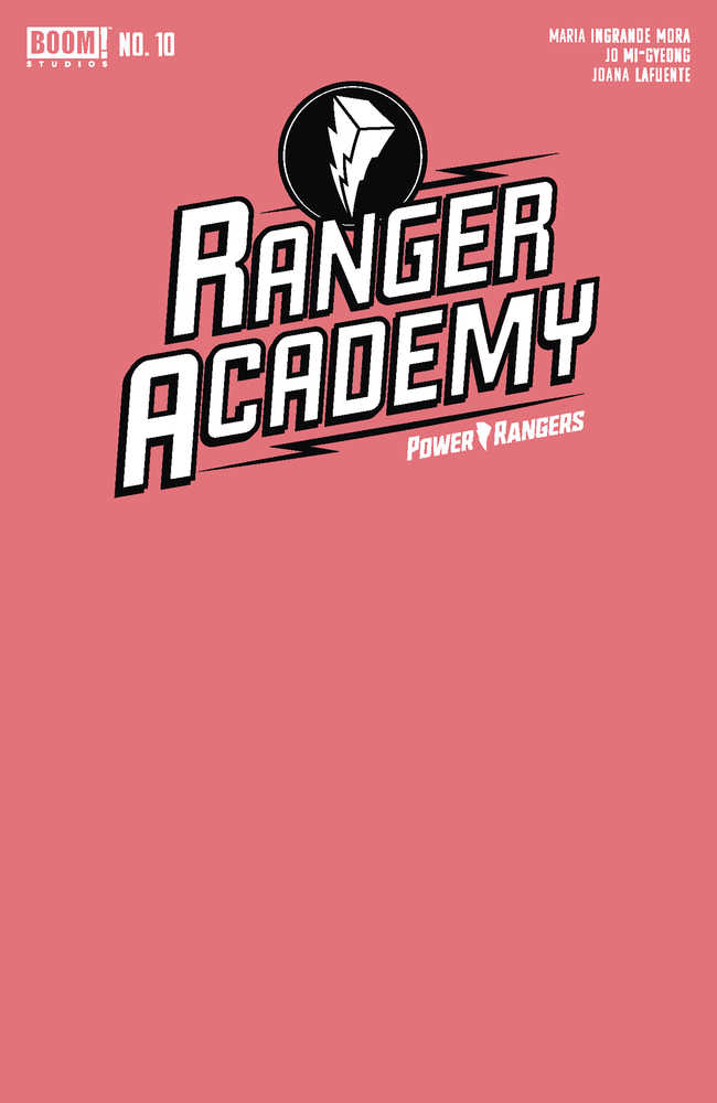 Ranger Academy #10 Cover B Pink Blank Sketch Variant