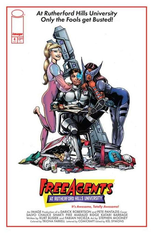 Free Agents #4 Cover C Darick Robertson Variant