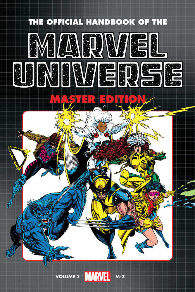 Official Handbook Of The Marvel Universe: Master Edition Omnibus Volume. 2 X-Men Cover [Direct Market Only]