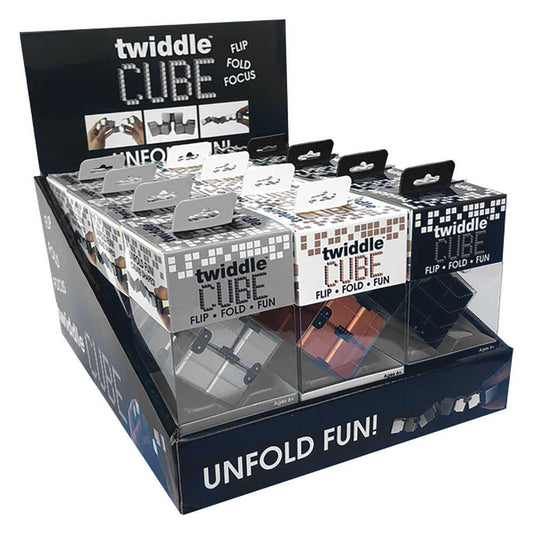 Zorbitz Twiddle Cube 12 Ct Display