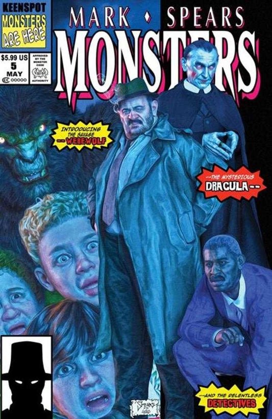 Mark Spears Monsters #5 Cover D Mark Spears Bagged With Trading Card New Mutants #98 Homage Variant