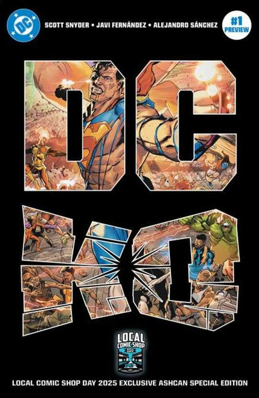DC K.O. Ashcan #1 2025 Local Comic Shop Day Exclusive Cover B Javi Fernandez Foil Variant