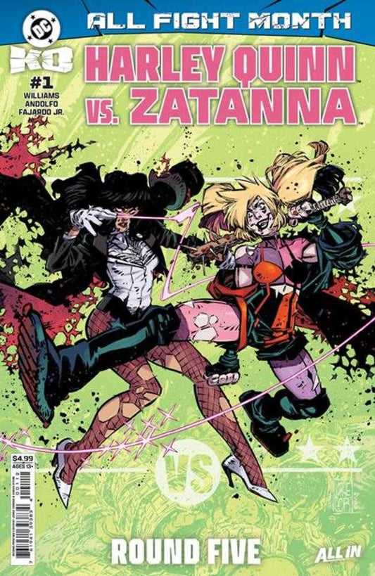 DC K.O. Harley Quinn vs Zatanna #1 (One Shot) 2nd Print Cover A Jorge Corona