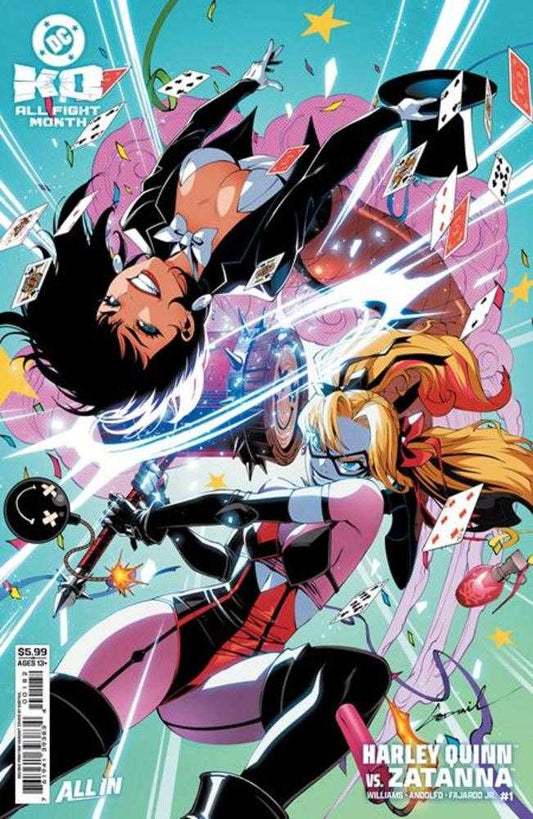 DC K.O. Harley Quinn vs Zatanna #1 (One Shot) 2nd Print Cover B Godtail Card Stock Variant