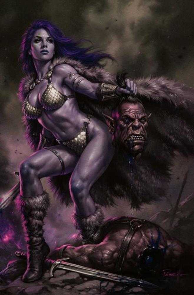 Red Sonja She Devil With A Sword #3 Cover N Inc 1:7 Lucio Parrillo Ultraviolet Full Art Variant