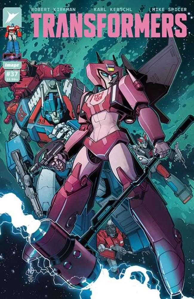 Transformers #37 Cover D 1 in 25 Nick Bradshaw & Jim Charalampidis Variant