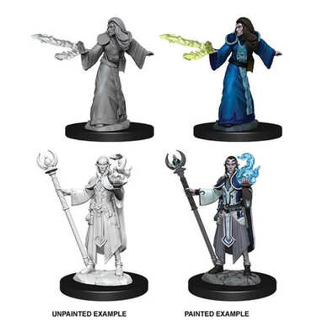 Dungeons & Dragons: Nolzur's Marvelous Unpainted Miniatures - W09 Male Elf Wizard