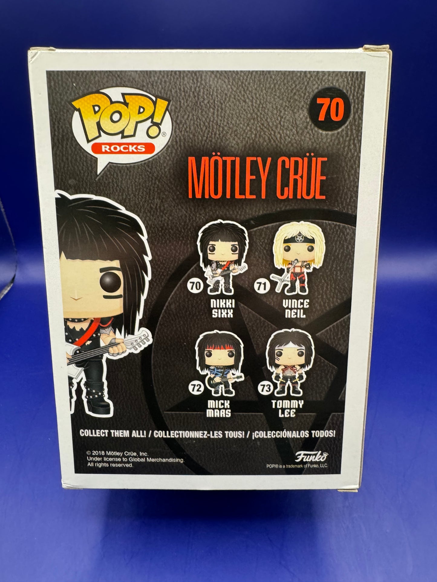 Funko Pop! Rocks: Motley Crue - Nikki Sixx #70