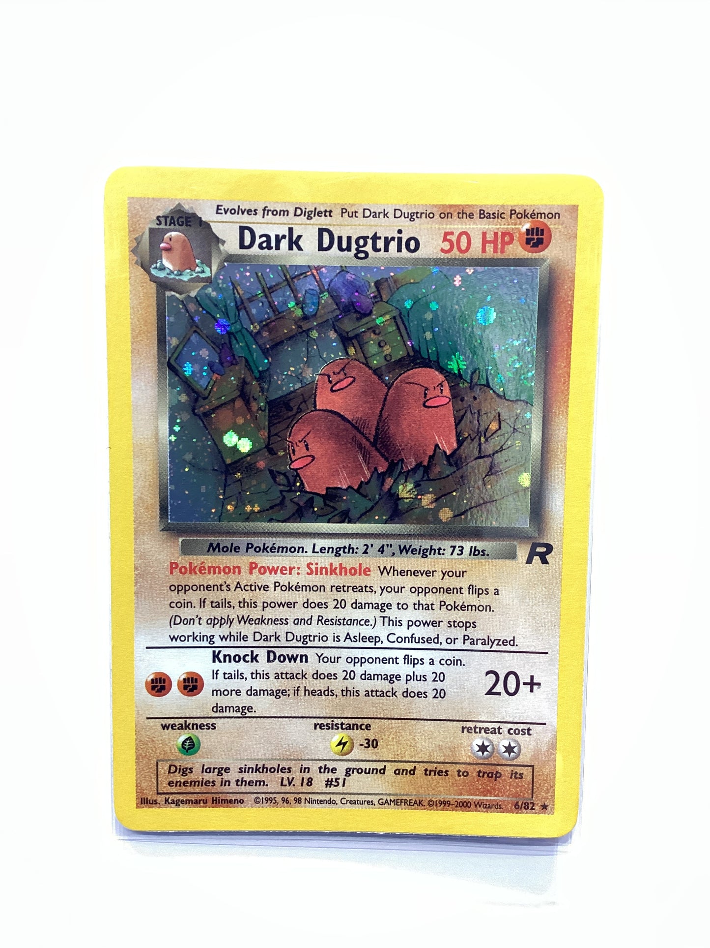 Dark Dugtrio (6/82) Team Rocket - Holo Rare