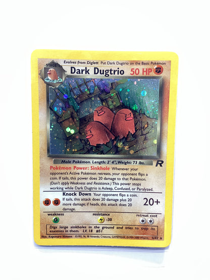 Dark Dugtrio (6/82) Team Rocket - Holo Rare