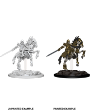 Pathfinder Deep Cuts Unpainted Miniatures: W05 Skeleton Knight on Horse