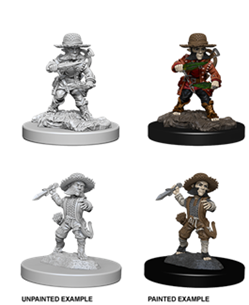 Pathfinder Deep Cuts Unpainted Miniatures: W06 Halfling Male Rogue