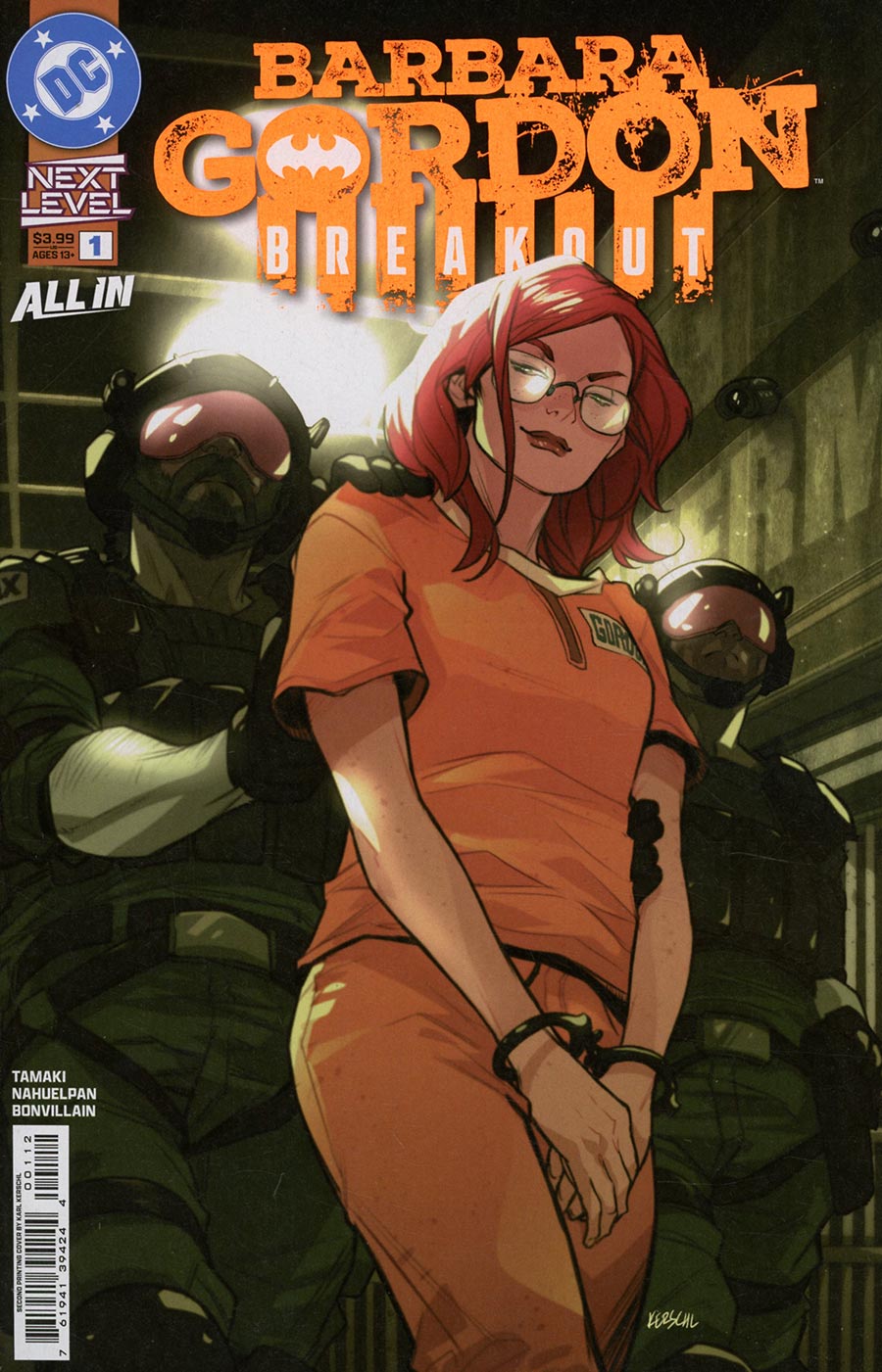 Barbara Gordon Breakout #1 Cover H 2nd Ptg Karl Kerschl Logo Color Variant Cover