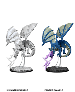 Dungeons & Dragons: Nolzur's Marvelous Unpainted Miniatures - W08 Young Blue Dragon