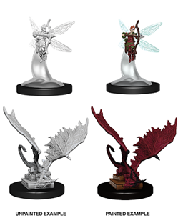 Dungeons & Dragons: Nolzur's Marvelous Unpainted Miniatures - W09 Sprite & Pseudodragon