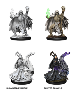 Pathfinder Deep Cuts Unpainted Miniatures: W10 Necromancers