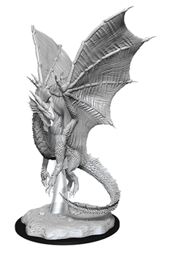 Dungeons & Dragons: Nolzur's Marvelous Unpainted Miniatures - W11 Young Silver Dragon