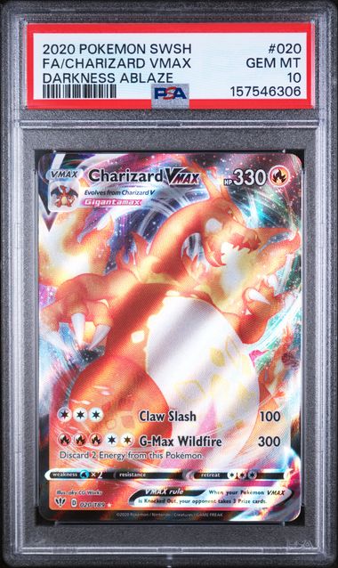 Charizard VMAX (#020) Darkness Ablaze - PSA 10 Gem Mint