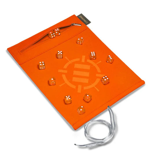 Roll on a Scroll - Dice & Rolling Mat - Orange
