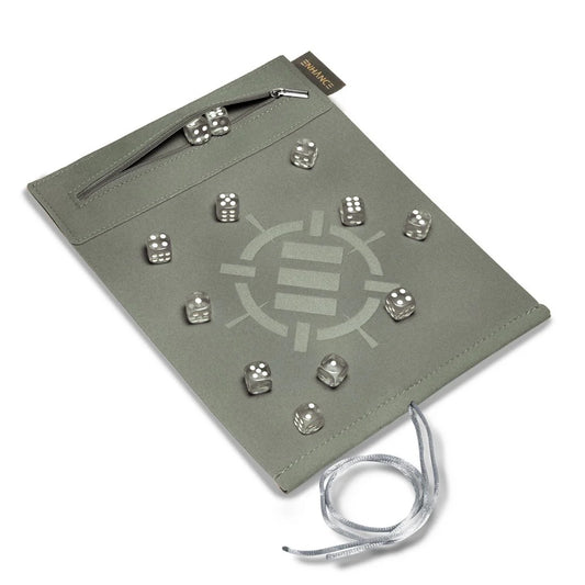 Roll on a Scroll - Dice & Rolling Mat - Silver