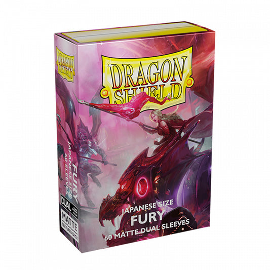 Dragon Shield Matte Sleeves - Japanese Size - Fury