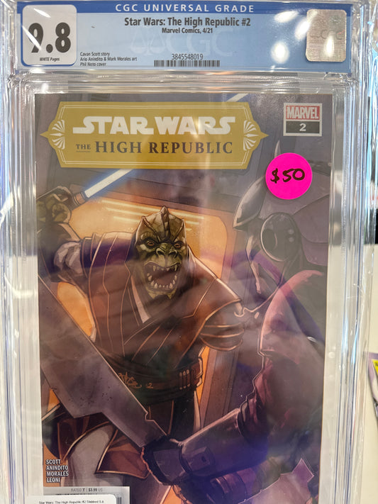 Star Wars: The High Republic #2 Slab 9.8